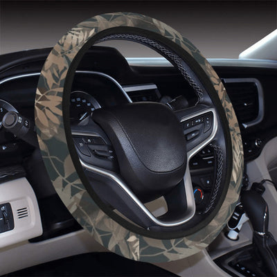 Green Leaves Steering Wheel Cover