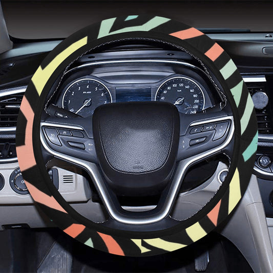 Colorful Tribal Steering Wheel Cover