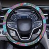 Colorful Feathers Steering Wheel Cover