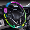 Colorful Graffiti Mural Steering Wheel Cover