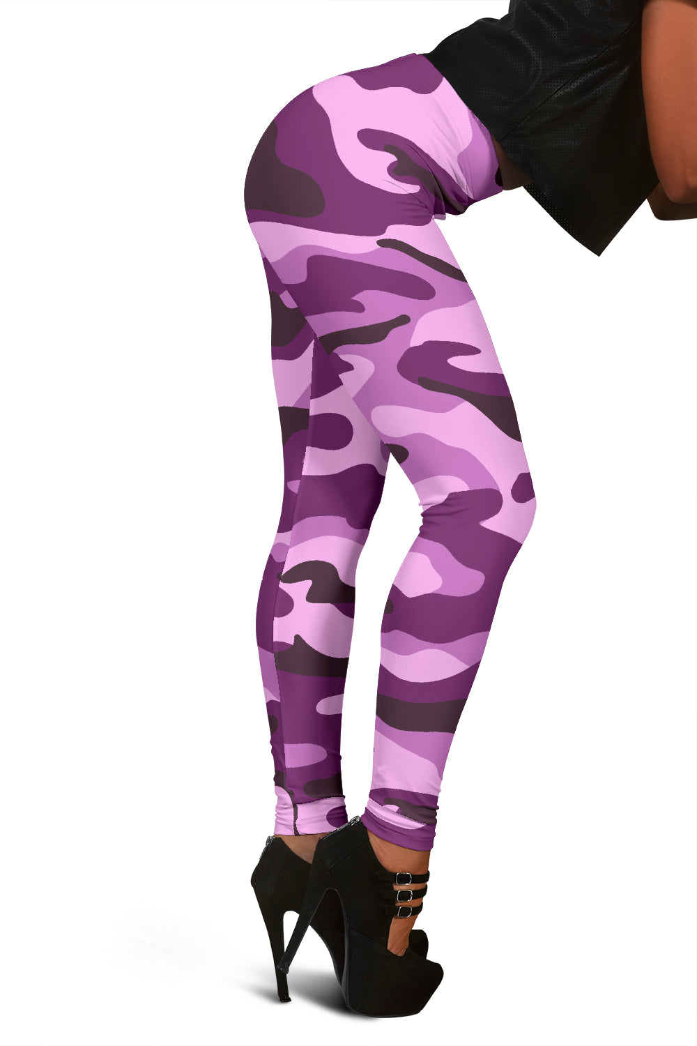 Purple Camouflage Leggings
