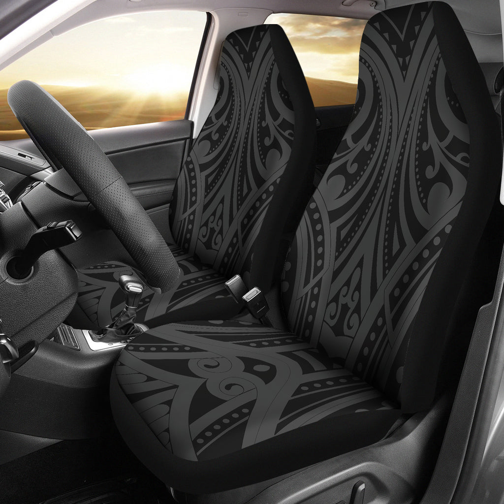 Grey Tribal Car Seat Covers