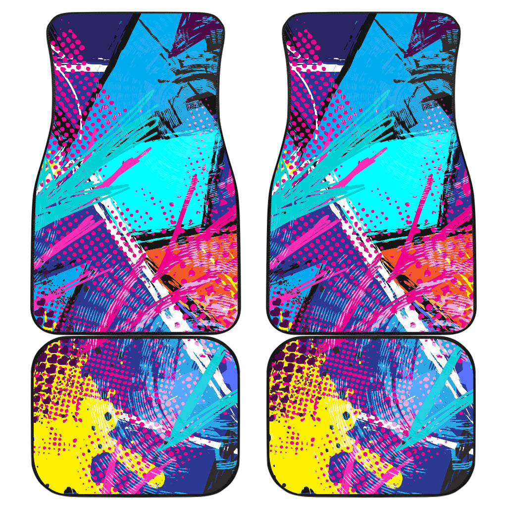 Colorful Abstract Car Floor Mats