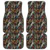 Colorful Feathers Car Floor Mats