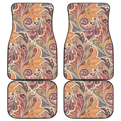 Brown Elegant Decor Car Floor Mats