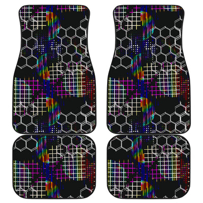 Honeycomb Abstract Car Floor Mats