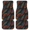 Dark Feathers Car Floor Mats