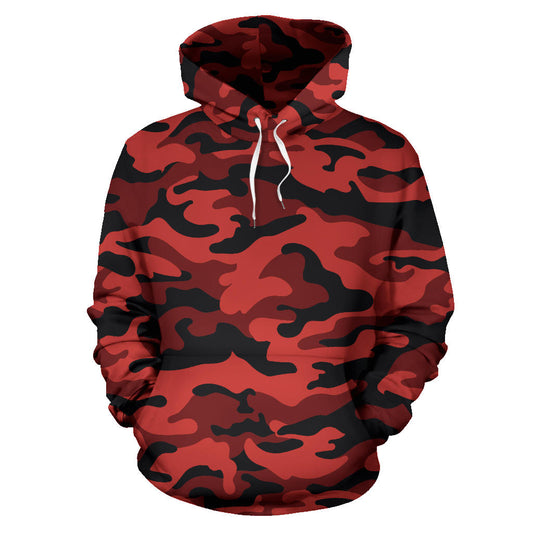 Red Camouflage Hoodie