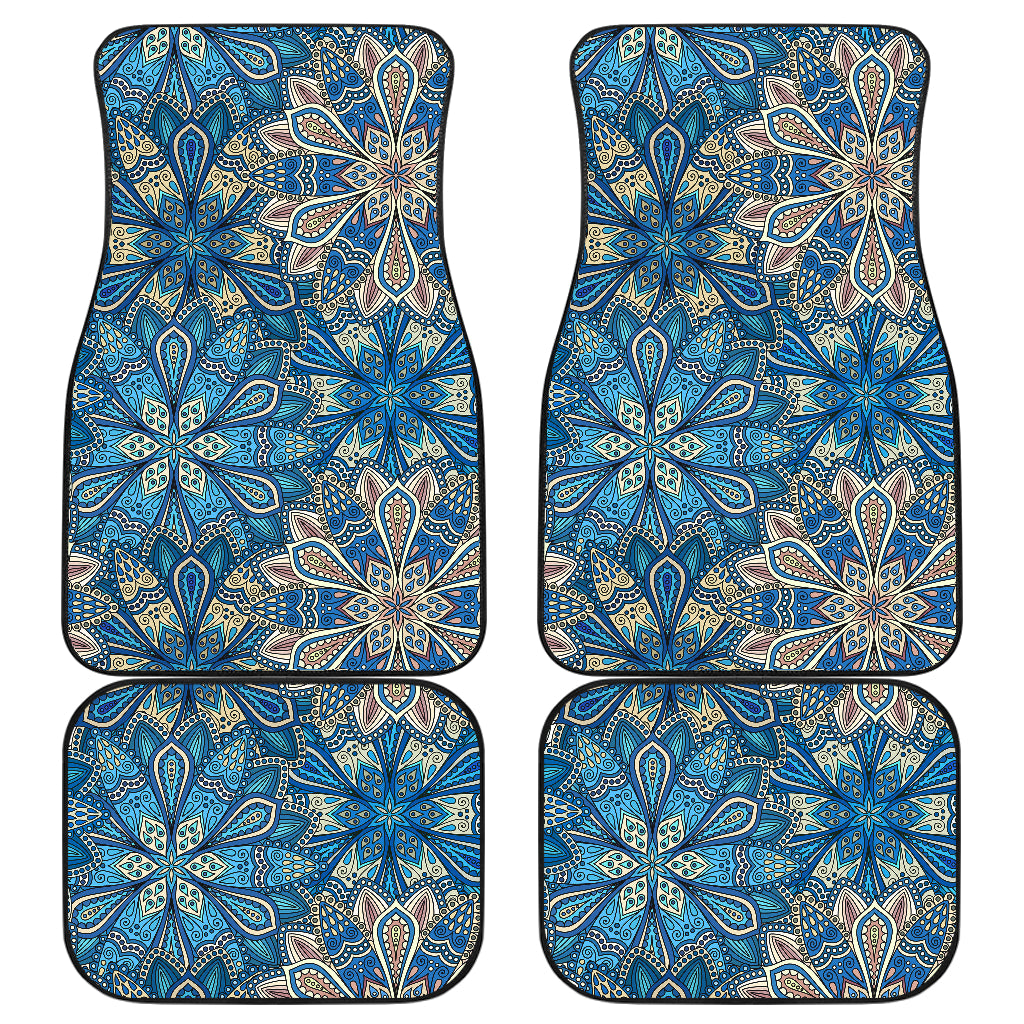 Floral Mandalas Car Floor Mats