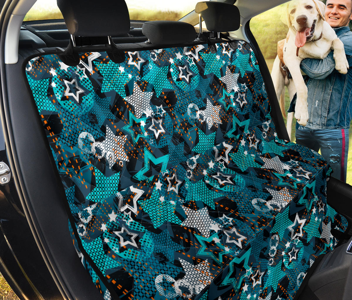 Stars Car Back Seat Pet Cover