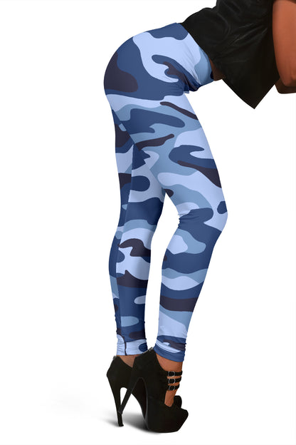 Blue camouflage Leggings