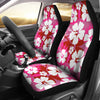 Pink Aloha Flowers Car Seat Covers