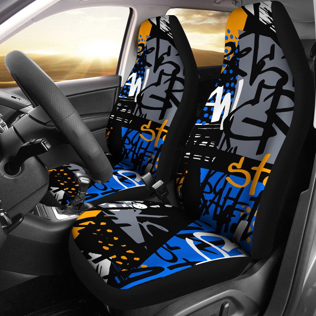 Urban Graffiti Car Seat Covers