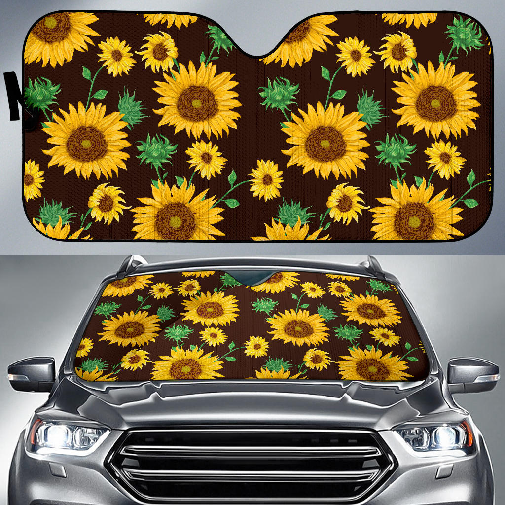 Sunflowers Car Sun Shades