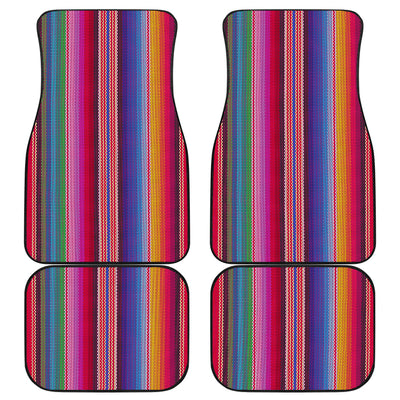 Colorful Rainbow Stripes Car Floor Mats