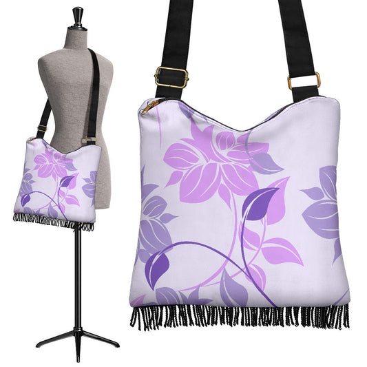 Pink Floral Crossbody Bag