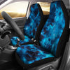 Blue Grunge Tie Dye Car Seat Covers