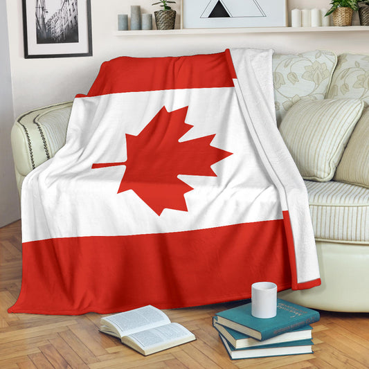 Canadian Flag Blanket
