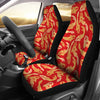 Red Oriental Fish Car Seat Covers