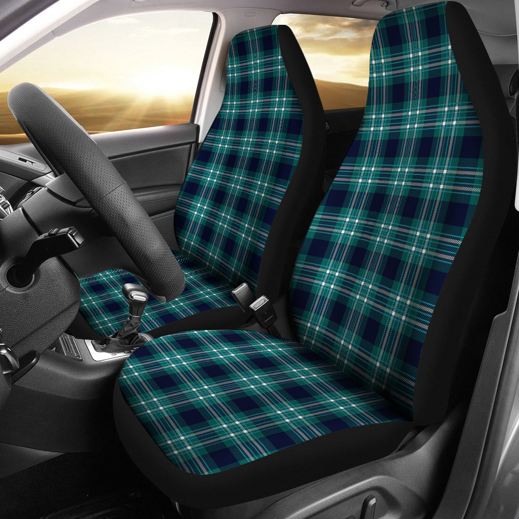 Green Plaid Car Seat covers