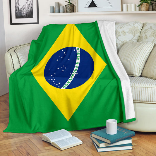 Brazilian Flag Blanket