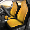 Orange Mandalas Car Seat Covers