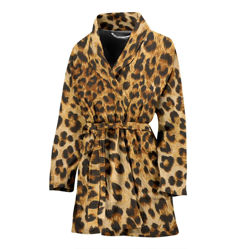 Womens leopard hotsell print dressing gown