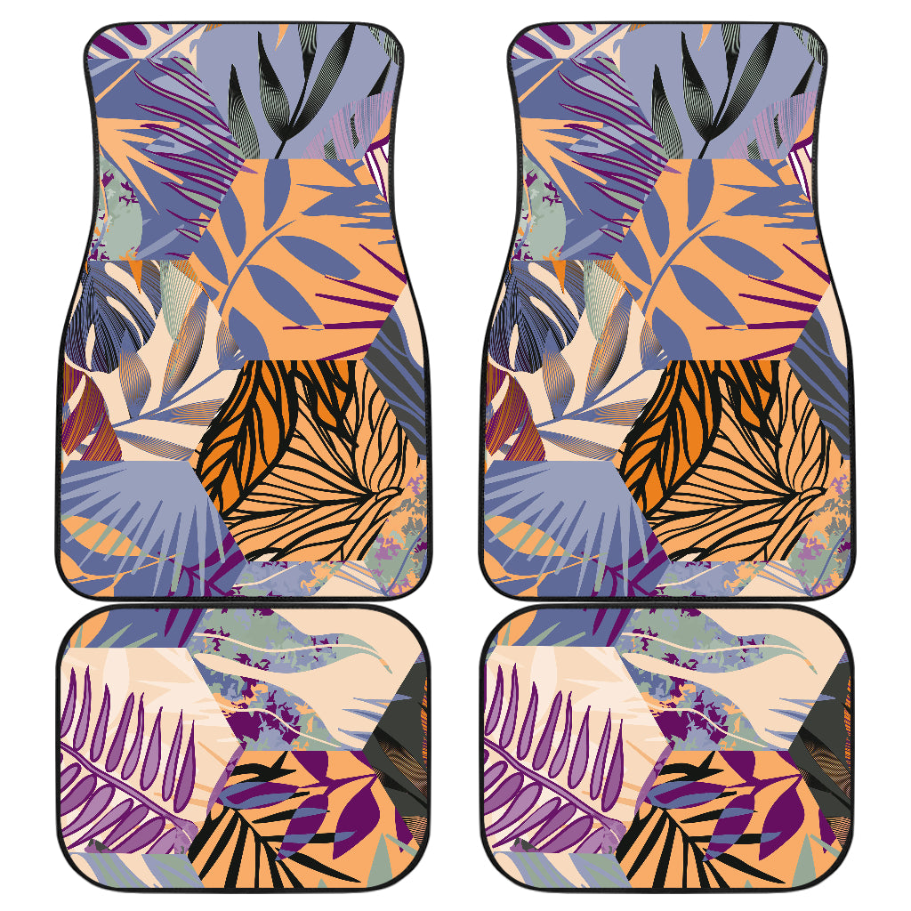 Floral Honeycomb Car Floor Mats