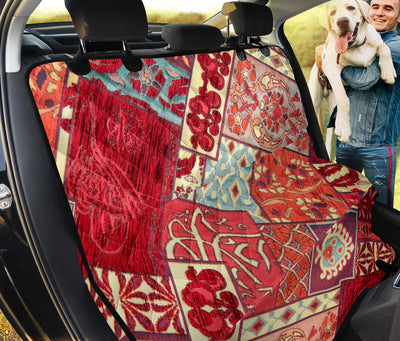 Oriental Patchwork Car Back Seat Pet Cover