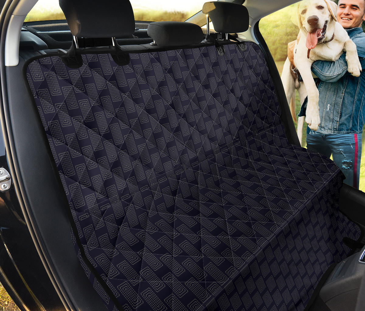 Classy Pattern Car Back Seat Pet Cover