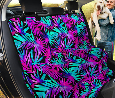 Colorful Neon Plants Car Back Seat Pet Cover