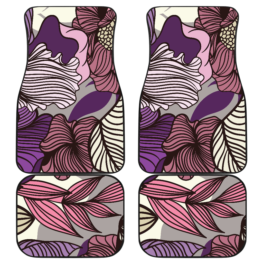 Colorful Floral Car Floor Mats