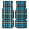 Blue Plaid Car Floor Mats