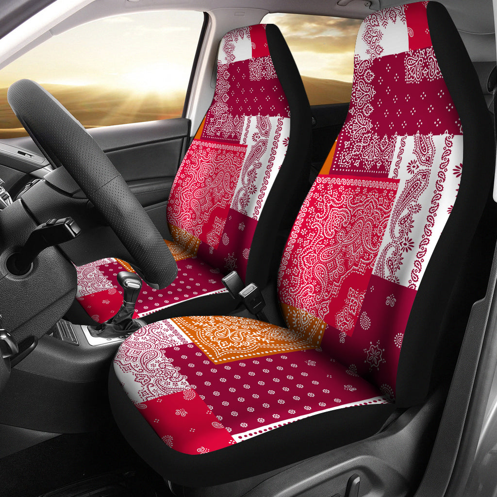Bandana Patchwork Car Seat Covers