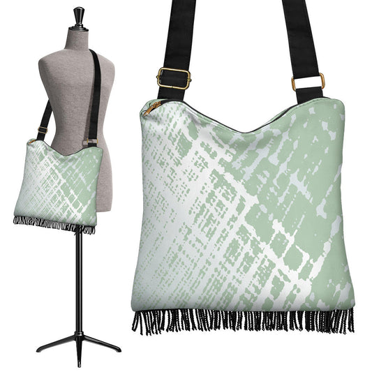 Ivory Abstract Crossbody Bag