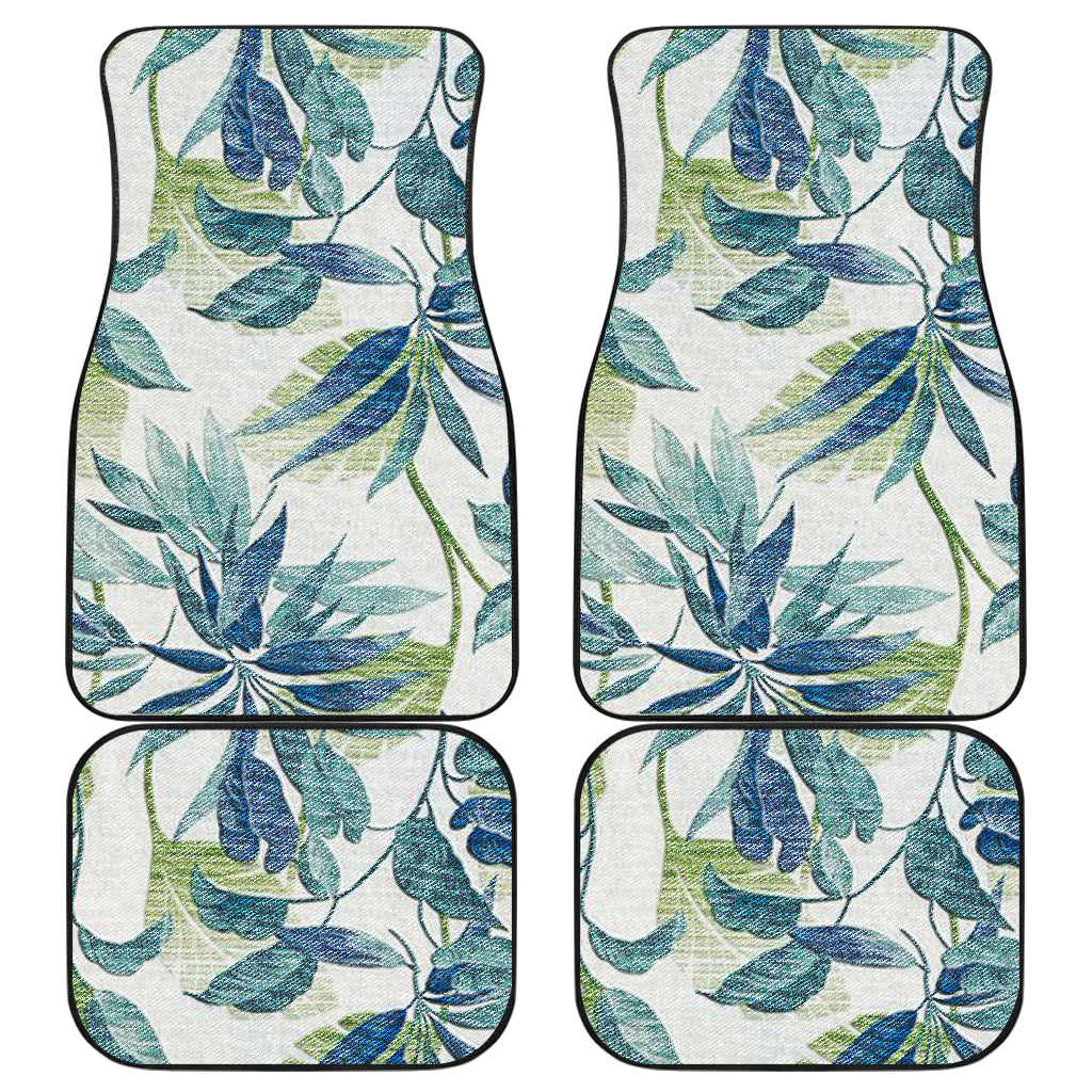 Vintage Plants Car Floor Mats