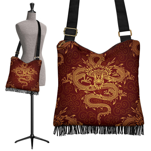 Red Draggon Crossbody Bag