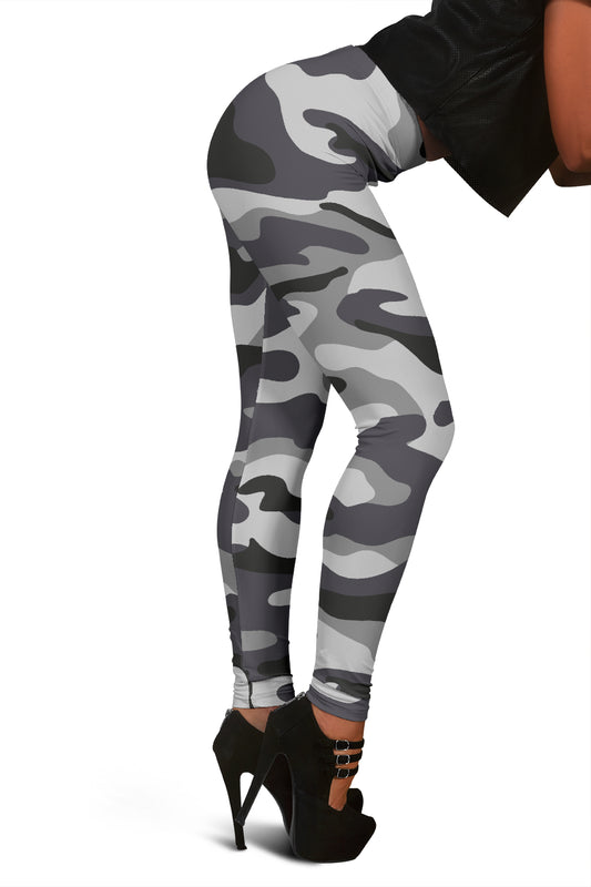 Grey Camouflage Leggings