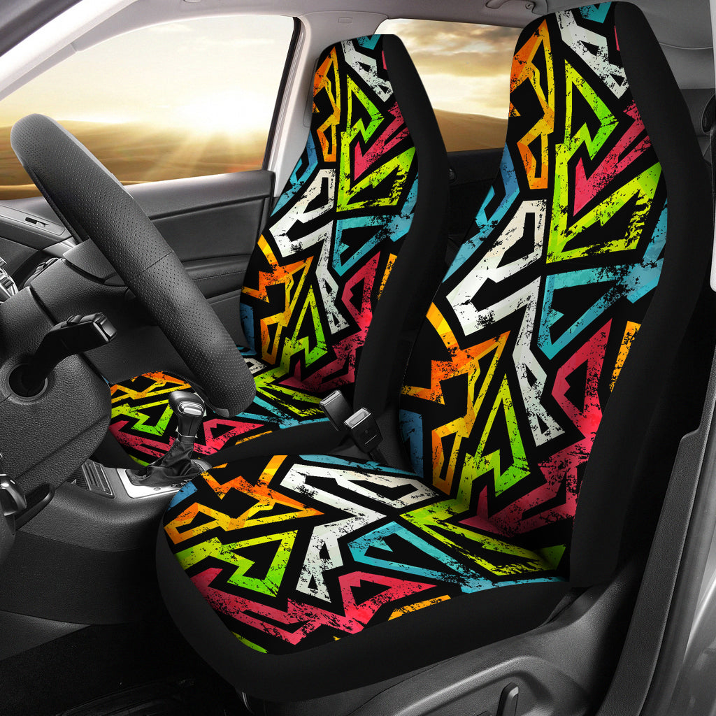 Colorful Abstract Car Seat Covers