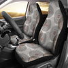 Grey Abstract Circles Car Seat Covers