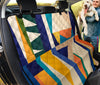 Colorful Abstract Car Back Seat Pet Cover