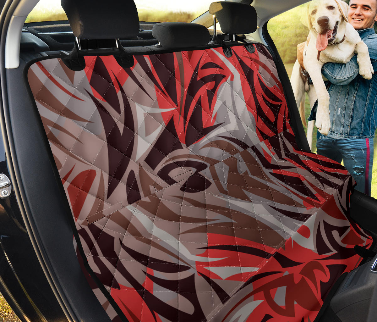Abstract Tribal Car Back Seat Pet Cover