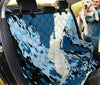 Blue Abstract (2) Car Back Seat Pet Cover