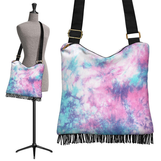 Blue & Pink Cotton Candy Crossbody Bag