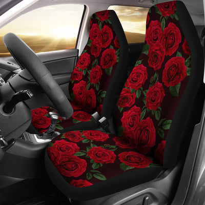 Red Roses Car Seat Covers