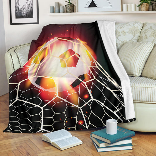 Soccer Ball Fire Net Blanket