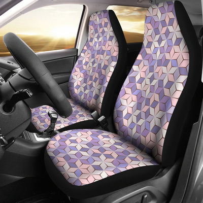Blue Purple Abstract Car Seat Covers
