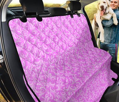 Pink Elegant Decor Car Back Seat Pet Cover