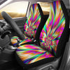 Colorful Psychedelic Car Seat Covers