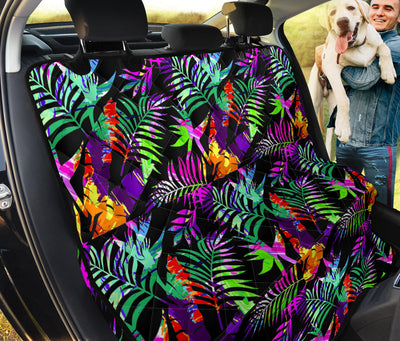 Colorful Plants Car Back Seat Pet Cover
